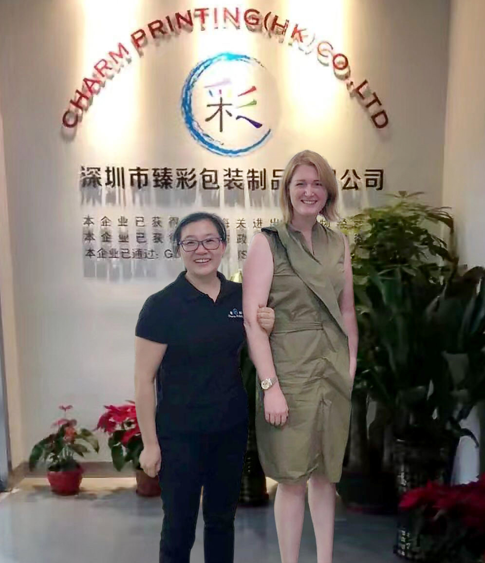 Customer Reception Picture - In June 2017, our employee Sandy had the privilege of meeting Lucie from the UK